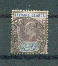 Leeward Islands sc# 23 used cat value $2.50