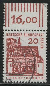 Germany Berlin Scott # 9N217, used, variation sheet print