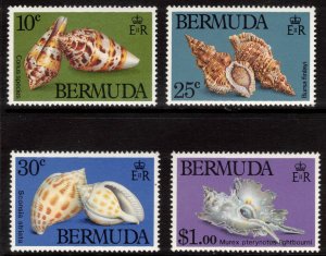 BERMUDA 1982 Sea Shells; Scott 419-22, SG 443-46; MNH