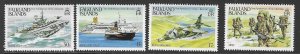 FALKLAND ISLANDS SG454/7 1983 LIBERATION MNH