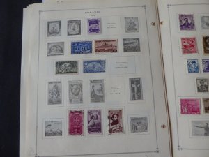 Romania 1949-1955 Stamp Collection many on Scott Intl Album Pages