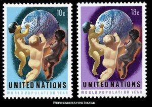 United Nations York Scott 252-253 Mint never hinged.