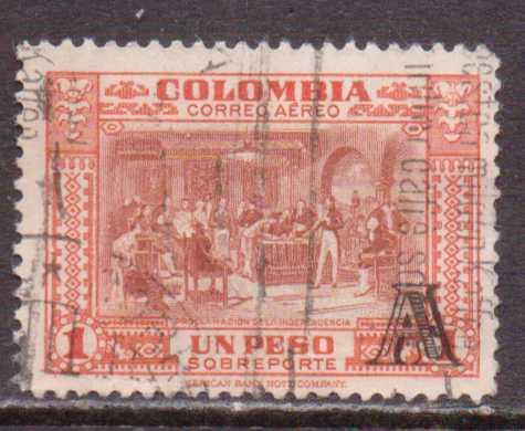 Colombia   #C212  used  (1951)  c.v. $0.50