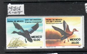MEXICO  BIRDS PAIR    SC 1347A      MNH     PPP0816H