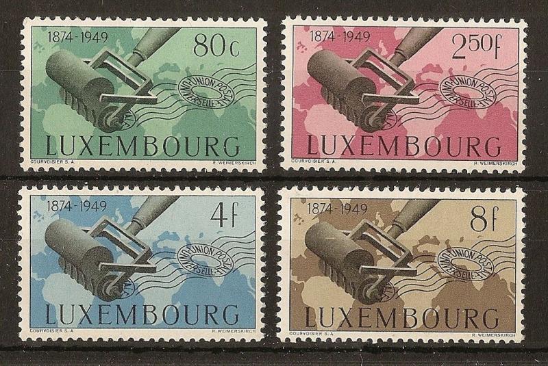 Luxembourg 1949 UPU Set SG525-528 MNH Cat£39