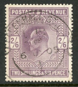 Great Britain 1902 KEVII 2'6p  Lilac Scott #139 VFU G242