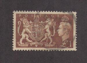 GREAT BRITAIN SC# 289 VF U 1951