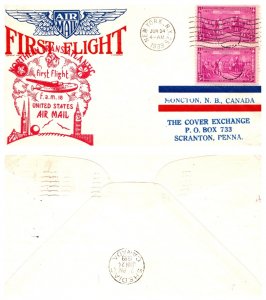 United States, New York, First Flight, Canada