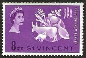 St. Vincent 201, mint, hinged. 1963.  (S1274)