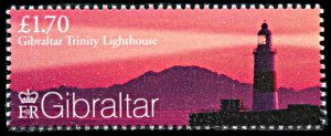 Gibraltar 1108, MNH, Trinity Lighthouse single from souvenir sheet