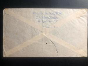 1949 Gelsenkirchen Germany Airmail cover to Posto Alegre Brazil Via Varig