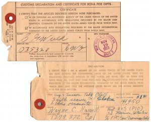 United States Marine Corps Soldier's Free Mail 1953 York, N.Y. 14030 Br....
