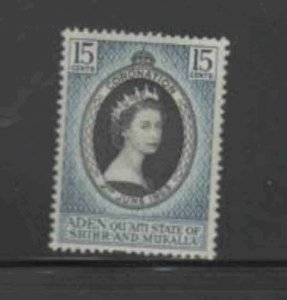 ADEN-SEIYUN #28 1953 CORONATION ISSUE MINT VF LH O.G