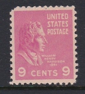 814 William Harrison MNH