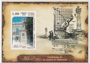 Cuba 2008 Matanzas City 315th anniv S/S Sc 4920 MNH C25
