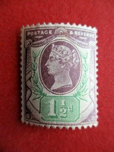 SG198 1887 Jubilee 1.5d 1 1/2d Purple & Green MNH Great Britain Victoria