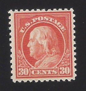 1917 30c Benjamin Franklin, Orange Red Scott 516 Mint F/VF NH