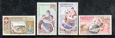 Laos UNESCO 48-51 MNH VF