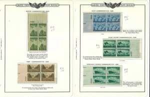 926-939 Mint,OG,NH... Plate Blocks... SCV $11.00