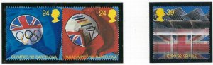 Great Britain 1452a-53 MNH 1992 Events (fe5318)