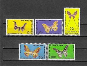 CENTRAL AFRICAN REPUBLIC 1969 SG 184/8 MNH Cat £16.70