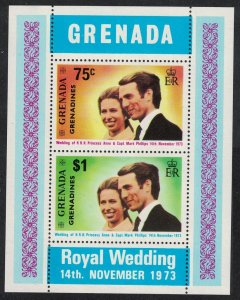 Grenadines Royal Wedding Princess Anne MS 1973 MNH SG#MS3