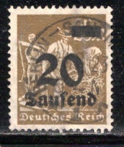 Germany Reich Scott # 245, used, exp h/s, Mi # 281