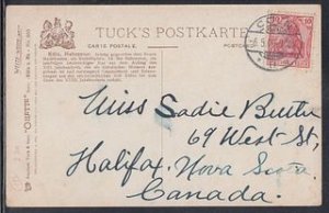 Germany - Koln May 1909 Post Card to Canada #2