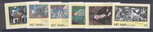 Vietnam 1774-9 MNH Art, Painting, Picasso