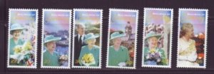 Guernsey Sc 769-74 2002 Golden Jubilee QE II stamp set mint NH