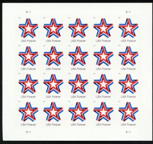 Counterfeit Pane of 20 Spiral Stamps