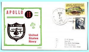 U.S. Navy Recovery Force Apollo 15 U.S.S. Kawishiwi FDC