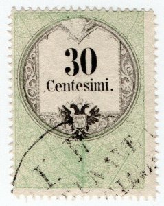 (I.B) Austria/Hungary Revenue : Stempelmarke 30c (Lombardy-Venetia)