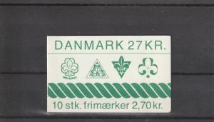 Denmark  Scott#  754  MNH  Complete Booklet