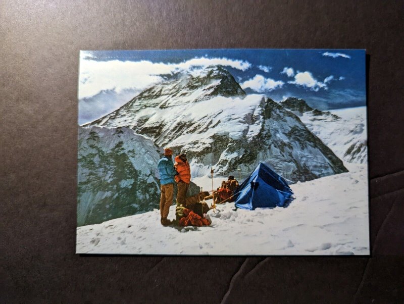 1972 Nepal Postcard Cover Kathmandu Signed Expedition Members Mount Everest 2