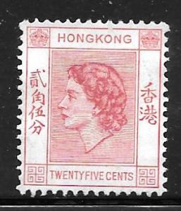 Hong Kong 189: 55c Elizabeth II, used, F-VF