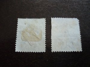 Stamps-Indian Convention State Gwalior-Scott#O1-O2 - Used Part Set of 2 Stamps