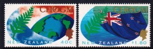 New Zealand 1995 CHOGM Complete Mint MNH Set SC 1320-1321