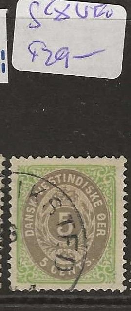 DANISH WEST INDIES  SC8      VFU  P1126B H