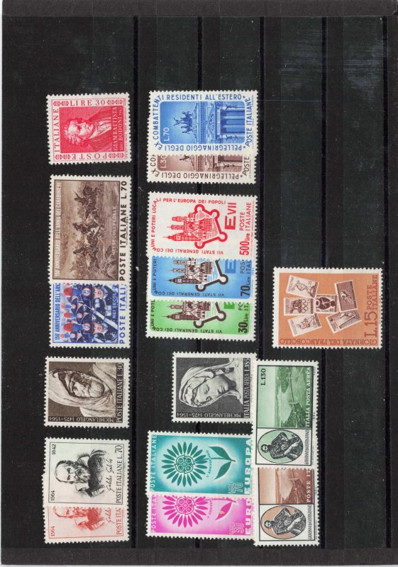 ITALY 1964   YEAR SET    MNH    888-902 + C'S