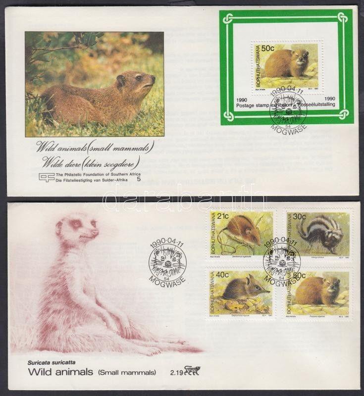 South-Africa - Bophuthatswana stamp Mammals FDC Cover 1990 WS142317