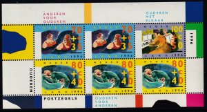 Sc# B694a Netherlands 1996 Senior Citizens MNH mini sheet CV $6.50