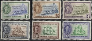 British Honduras 131-136 (mh full set of 6) St. George’s Cay (1949)