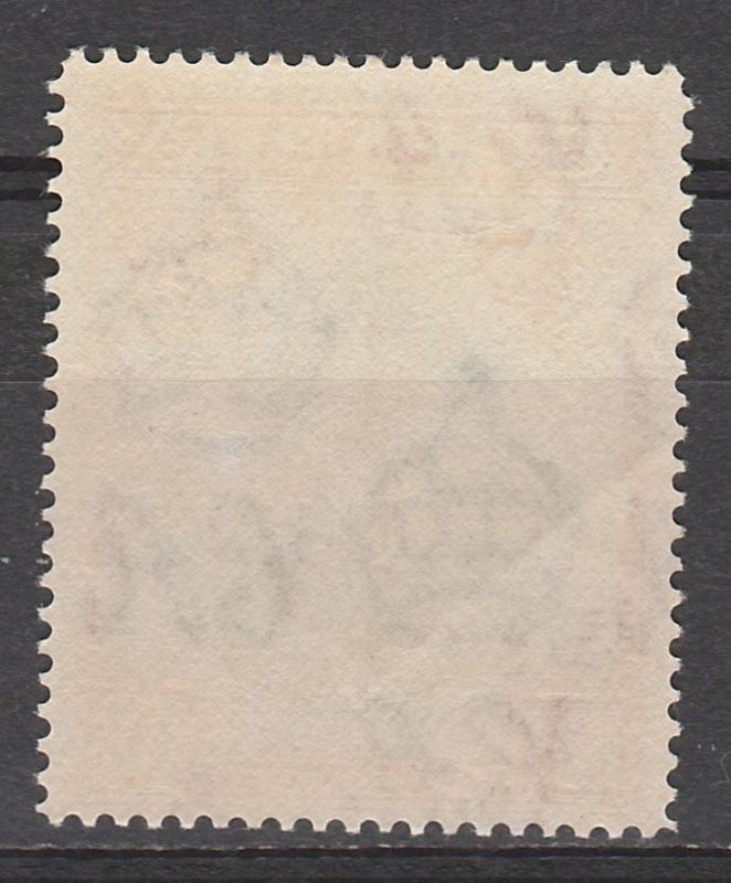 GRENADA 1938 SHIP 10/- SLATE BLUE AND CARMINE LAKE WIDE PRINTING PERF 14