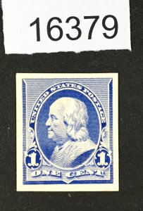 MOMEN: US STAMPS # 219P4 PLATE PROOF ON CARD VF/XF $40 LOT #16379