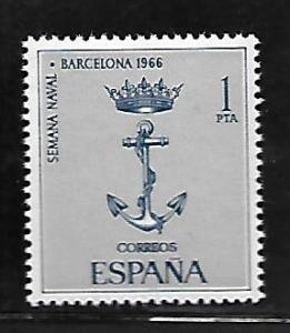 SPAIN, 1364, MNH, NAVY EMBLEM