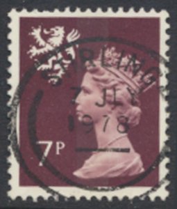 Scotland GB  Machin 7p SG S24  Used   1 band  SC# SMH8  see details