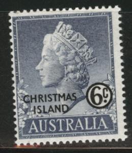 Christmas Island Scott 4 MNH** 1958 QE2 