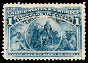 momen: US Stamps #230 Mint OG NH XF