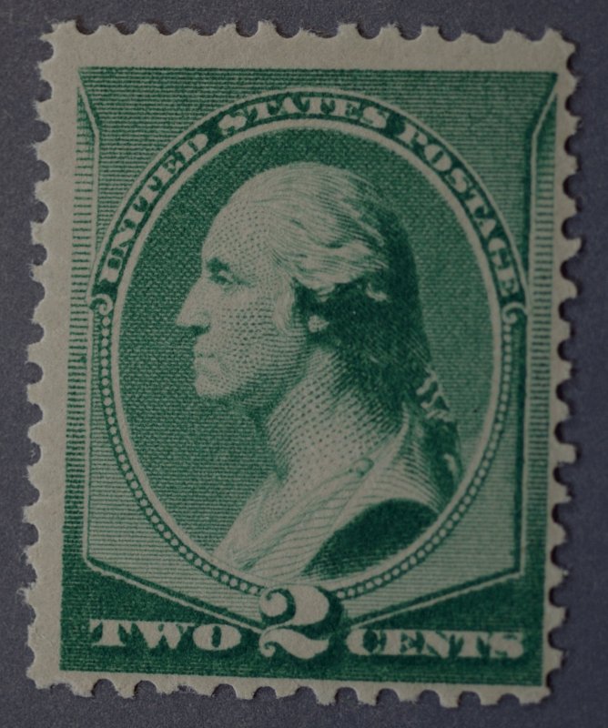 United States #213 2 Cent Green Washington MNH